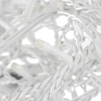 Гирлянда светодиодная сосулька 300л.LED бел,бел.каб 5.64х0.56м+1.5м Е96354