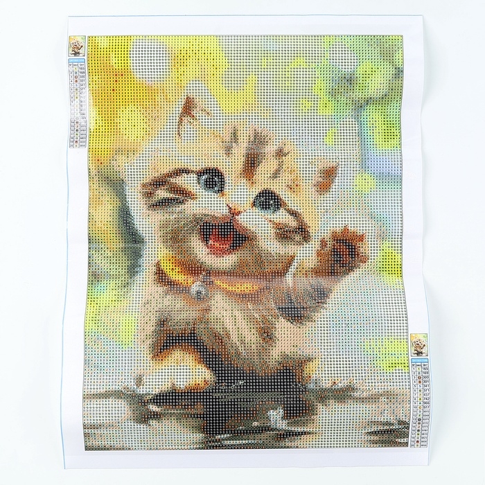 Алмазная мозаика с полным заполнением на холсте «Пушистый Милаш», 30 х 40 см Алмазная мозаика с полным заполнением на холсте «Пушистый Милаш», 30 х 40 см