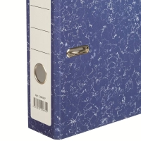 Папка-регистратор без мет.уголка_бюджет 75мм ч/б,син,бум/бум