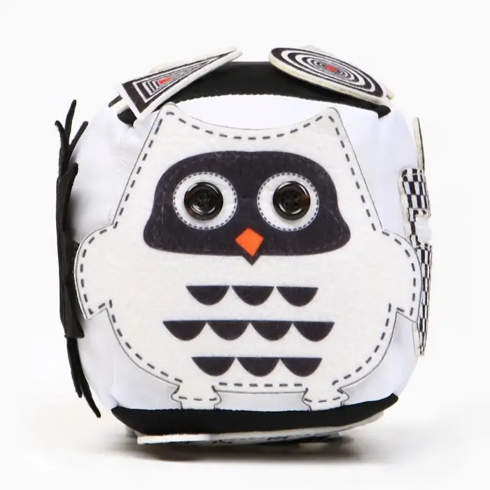 Развивающий бизикубик мягкий Крошка Я &laquo;Совушка&raquo;, по методике Г. Домана