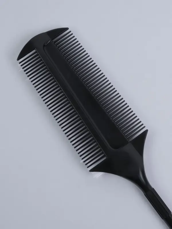 Расчёска для окрашивания, с хвостиком, 23&times;4 (&plusmn;1) см, чёрная