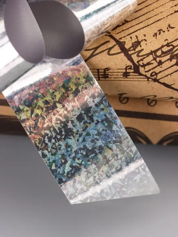 Подарочный бант - шар №3 голография, цвет серебро, для упаковки подарков