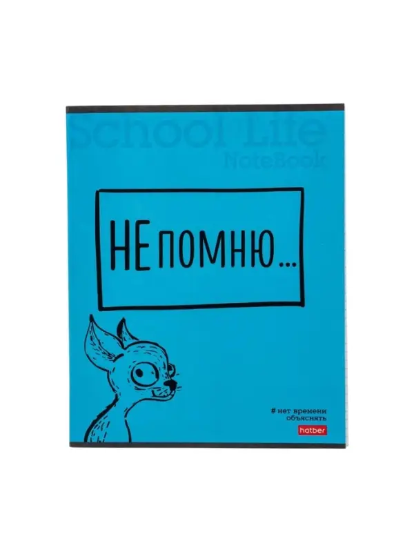 Тетрадь 40л кл Нет времени объяснять, обл мел карт,бл офс 65г/м&sup2;, поля 40Т5В1