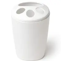 Подставка для зубных щёток Aqua, снежно-белая