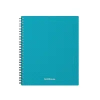 Тетрадь на спирали ErichKrause. Glance Vivid А5, 80 листов, в клетку, пластиковая обложка, блок офсет, 100% белизна, МИКС