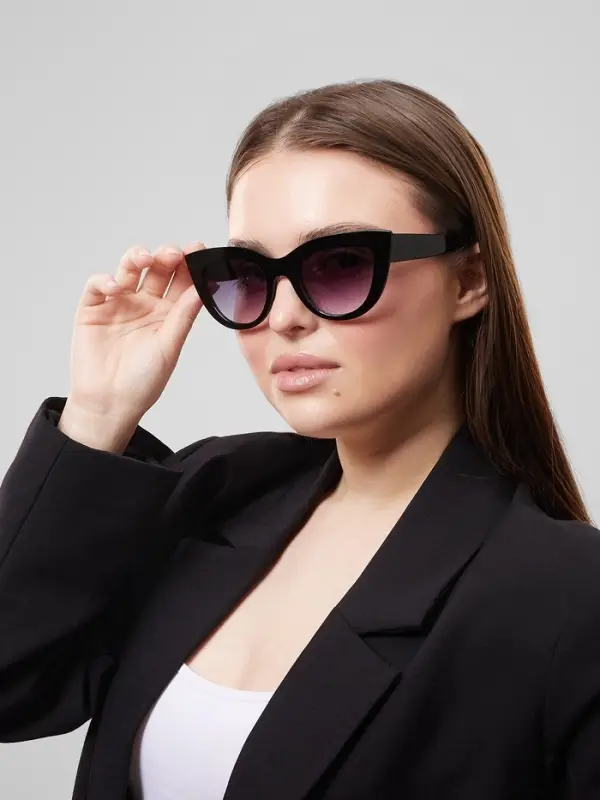 Очки солнцезащитные женские &laquo;OneSun. Кошачий глаз&raquo;, uv 400, градиент, фиолетовые