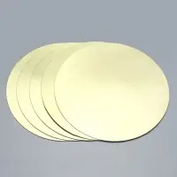 Подложка кондитерская, золотая 26 см - Набор 5 шт.