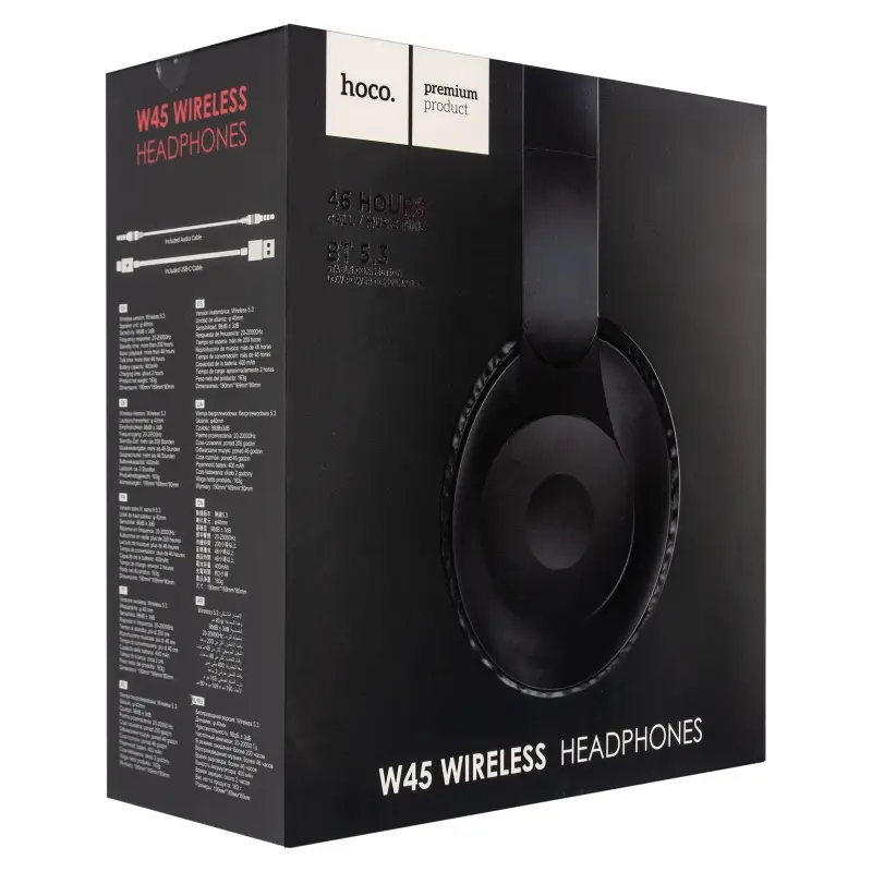Наушники Wireless Headphones W45 HOCO Черные