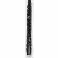 Свеча витая, 2.3&times;24.5 см, 5 ч, 50 г, чёрная
