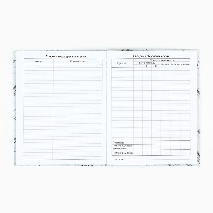 Дневник школьный для 1-11 класса, в интегральной обложке, 40 л. «1 сентября:Мрамор серый» Дневник школьный для 1-11 класса, в интегральной обложке, 40 л. «1 сентября:Мрамор серый»