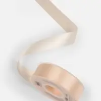 Лента атласная TEIRA, двухсторонняя, 25 мм, 25&plusmn;1 м, светло-бежевая №112