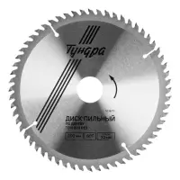 Диск пильный по дереву ТУНДРА, точный рез, 200&times;32 мм (кольца на 22.20.16), 60 зубьев