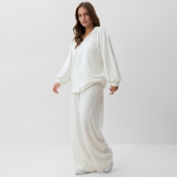 Костюм женский (толстовка и брюки) KAFTAN Plushy р. 40-42, белый