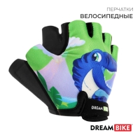 Перчатки велосипедные Dream Bike «Динозавр», детские, р. M