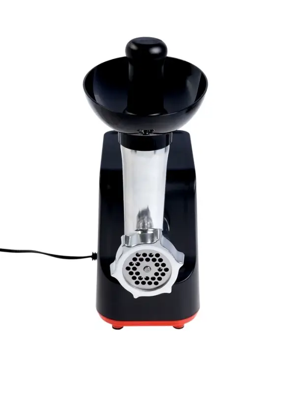Мясорубка HomeStar STM-2039, 2000 Вт, 1.5 кг/мин, 2 диска, реверс, чёрная