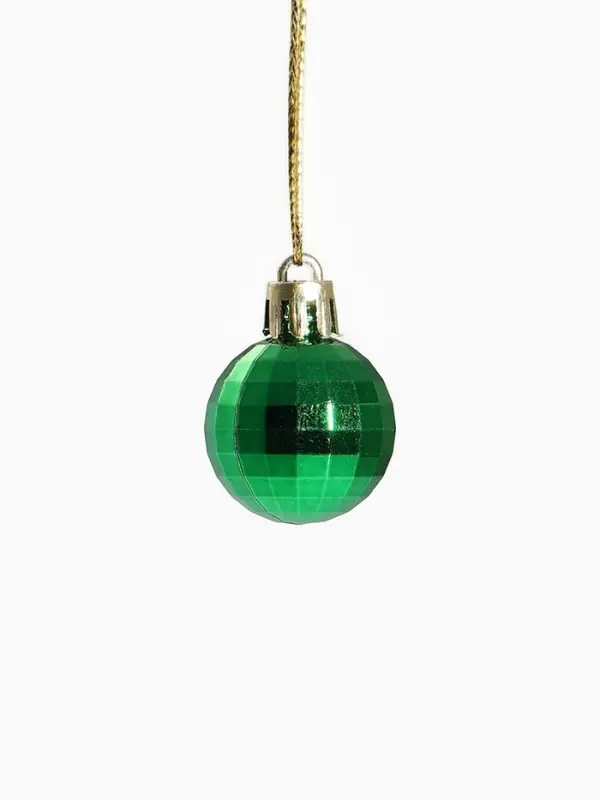 Ёлочные игрушки &laquo;Треугольник&raquo;, шары новогодние, набор 56 шт., d=3 см, красный/зелёный