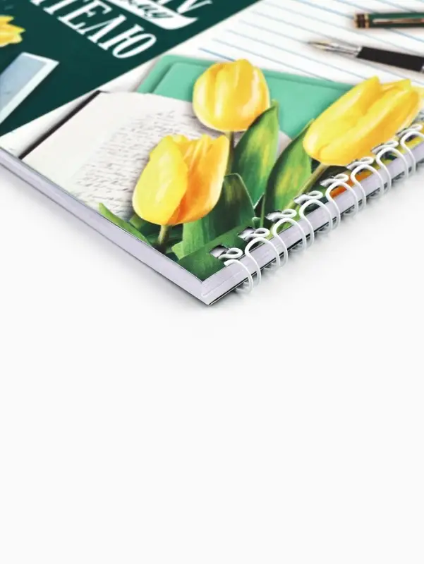 Блокнот двойной, 48 л., мягкая обложка, 14.5&times;12 см &laquo;Самому лучшему учителю&raquo;