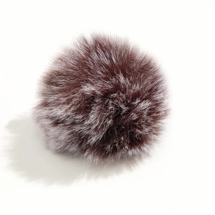 Игрушка для кошек Игрушка для кошек "Меховой шарик", искусственный мех, 5 см, серая