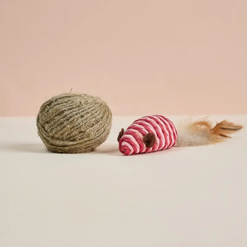 VETTA Игрушка для домашних животных, набор 2 шт, пластмасса, мышки