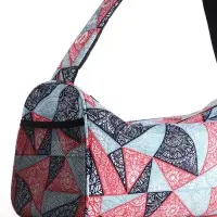 Сумка спортивная на молнии TEXTURA, боковой карман-сетка, регулируемый ремень, средний размер, красная