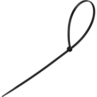 Стяжка (хомут) 300 мм x 3,6 мм,Bigtech BT-CT-300-36-B,нейлон,черн,100 шт/уп