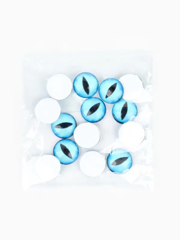 Глаза, набор 14 шт, размер 1 шт - 1,6 см