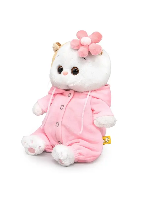 Мягкая игрушка &laquo;Кошечка Ли-Ли&raquo; baby в комбинезоне и с цветочком, 20 см