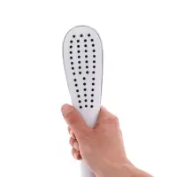 Душевая лейка ZEIN Z0202, 1 режим, 63&times;250 мм, пластик, цвет белый, хром