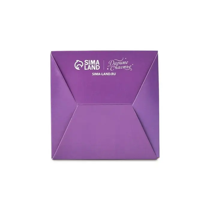 Коробка для капкейков, кондитерская упаковка, 1 ячейка «Розовый градиент», 9 х 9 х 11 см