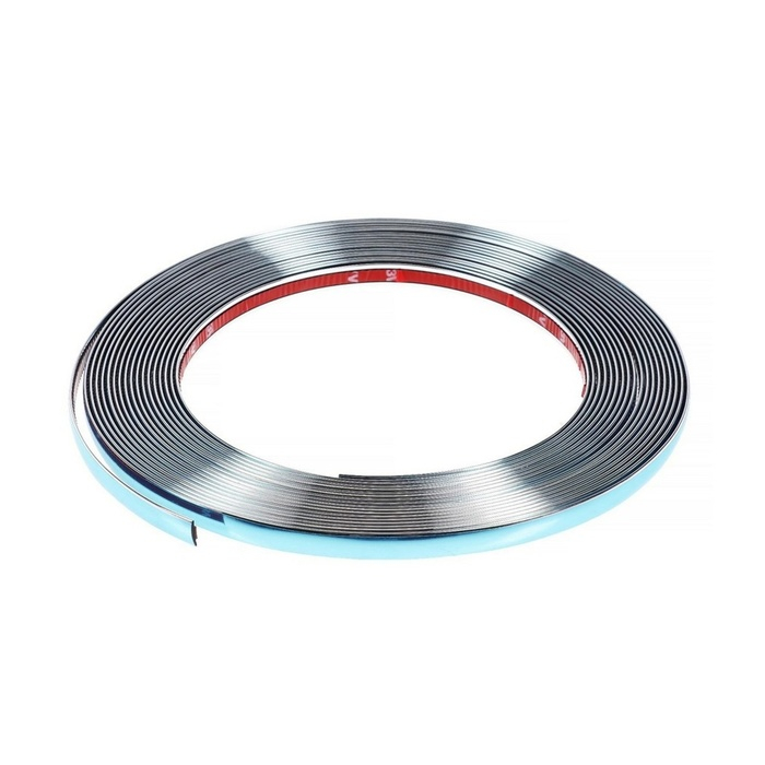 Профиль декоративный гибкий TORSO, хром. 12 мм, рулон 13 м Профиль декоративный гибкий TORSO, хром. 12 мм, рулон 13 м