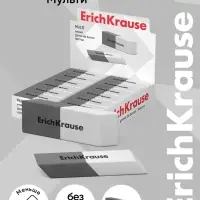 Ластик ErichKrause Multi, 54&times;18&times;8 мм, синтетика, серо-белый