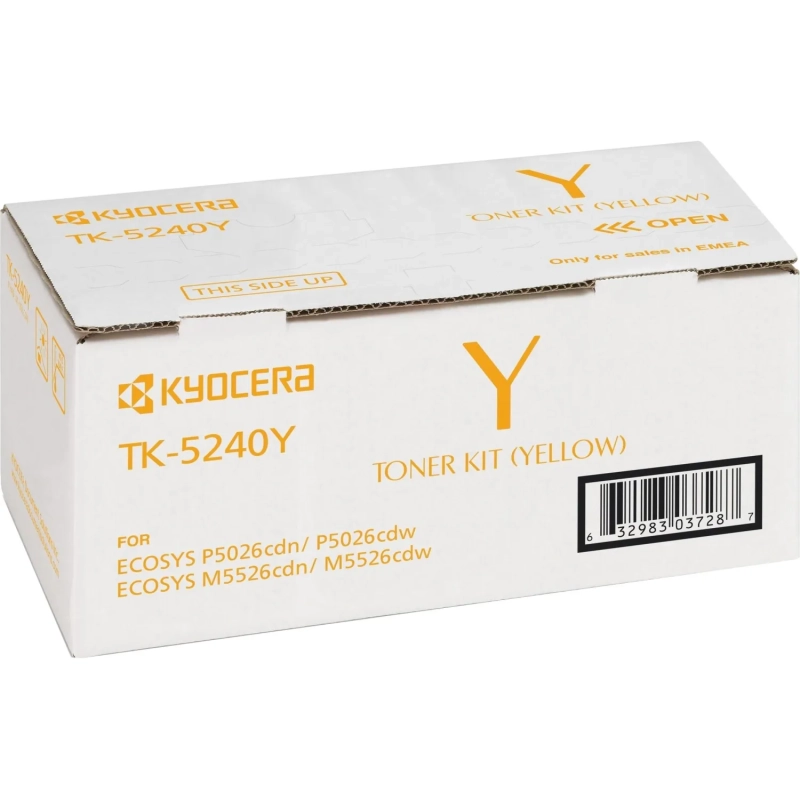 Тонер-картридж Kyocera TK-5240Y жел. для ECOSYS M5526