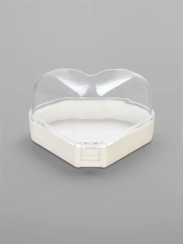 Ванночка для грызунов, 14&times;10.4 см, угловая, с лопаткой, пластик, белая