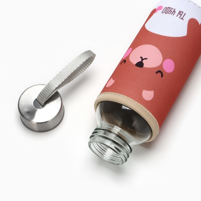 Бутылка для воды стеклянная «Рядом», 350 мл Бутылка для воды стеклянная «Рядом», 350 мл