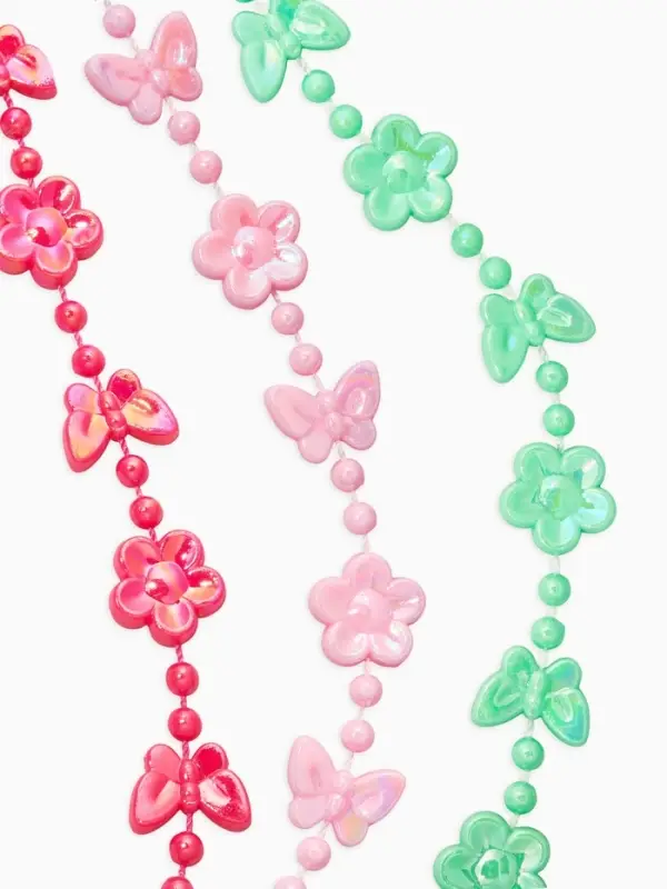 Бусы детские Выбражулька «Бабочки», 40 см, цвет МИКС Бусы детские Выбражулька «Бабочки», 40 см, цвет МИКС