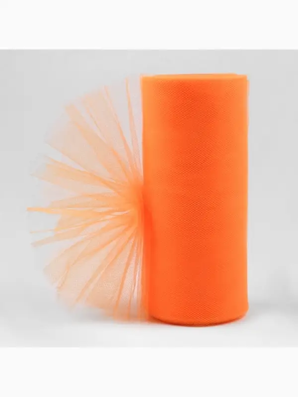 Фатин, 15 см, 23&plusmn;1 м, 11&plusmn;1 г/м&sup2;, оранжевый №24