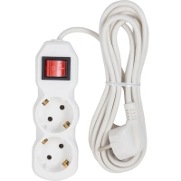 Сетевой фильтр BigTech ST210-1,5-W(2р/1,5м/10А/2,2кВт/3х0,75 мм2/белый)