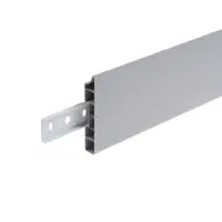 Плинтус напольный прямоугольный &laquo;Идеал. Дюра&raquo;, 2200&times;80 мм, цвет 002 светло-серый