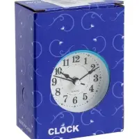 Часы - будильник настольные "Классика", дискретный ход, 12 х 8.5 см, АА, голубые Часы - будильник настольные "Классика", дискретный ход, 12 х 8.5 см, АА, голубые