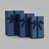 Набор подарочных коробок 3 в 1, прямоугольные 23&times;16&times;9.5 21&times;14&times;8.0 19&times;12&times;6.5 см