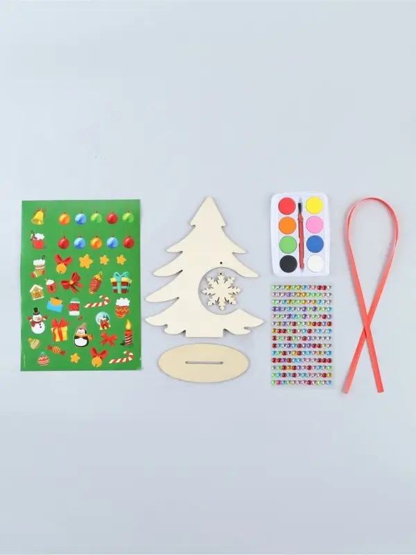 Роспись по дереву &laquo;Новый год! Ёлочка&raquo;, набор для творчества