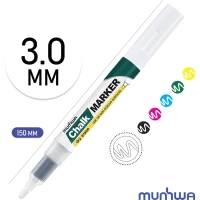 Маркер меловой MunHwa, CM-05, белый, 3мм