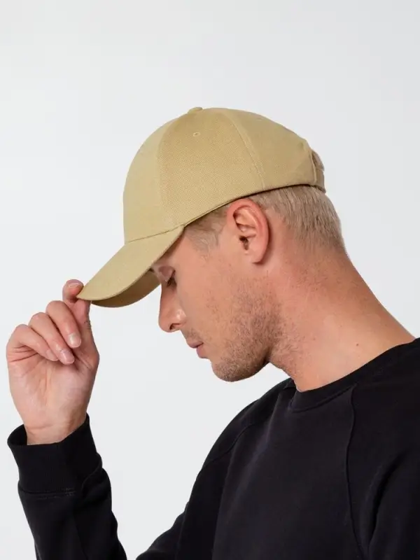 Бейсболка Hillside, бежевая Бейсболка Hillside, бежевая