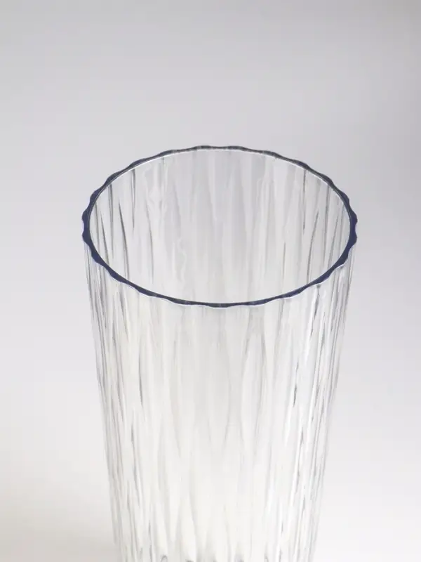 Ваза для цветов &laquo;Венера&raquo;, геометрия, 25.5&times;11.5 см, пластик, прозрачная