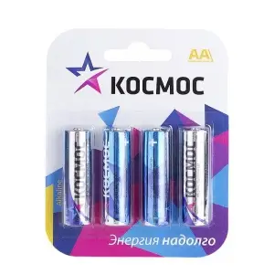 Батарейка Космос Classic LR6 AA BL4 Alkaline 1.5V (4/48/576)