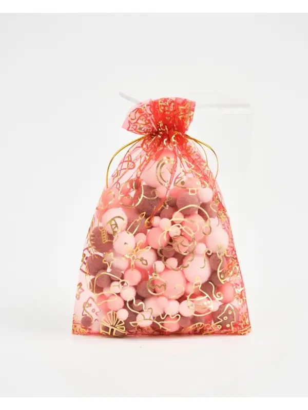 Мешочек подарочный органза «С Новым годом!», 16 × 24 см Мешочек подарочный органза «С Новым годом!», 16 × 24 см