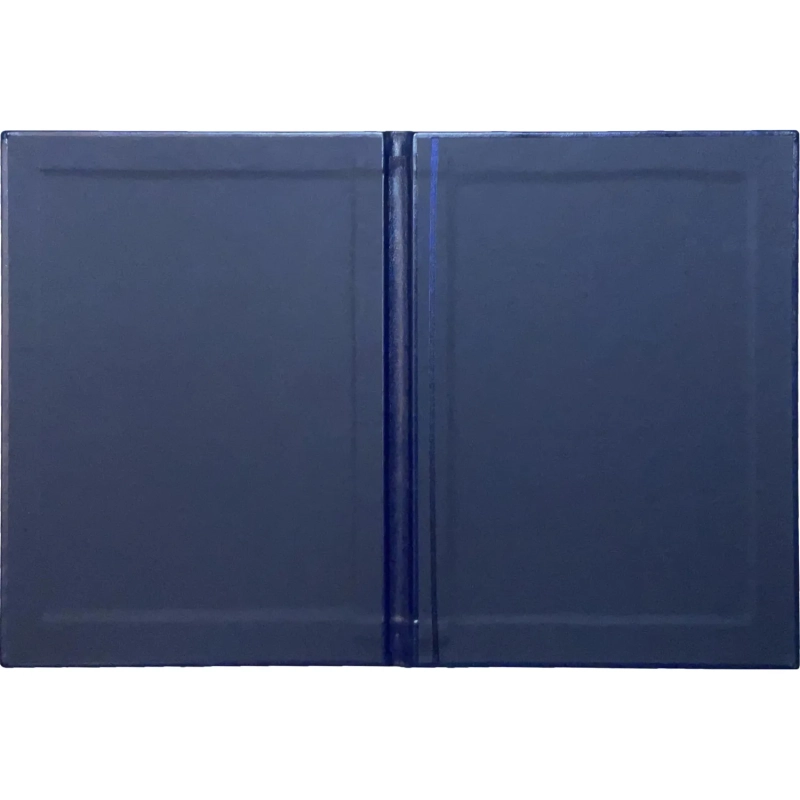 Папка адресная НЕБРАСКА, синий, выклейка диз. бумага, А4