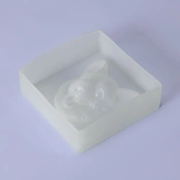 Молд «Мордашка», силикон, 8×8×2,3 см, цвет белый