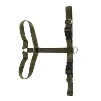 Шлейка для животных тм VETTA, нейлон, хаки/беж, обхват шеи 40-64см, обхват груди 50-74см, размер L