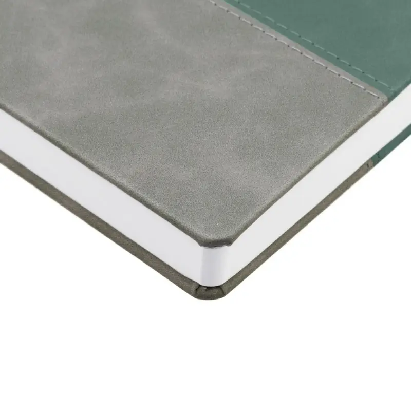 Ежедневник Horizon, недатированный, серый с зеленым